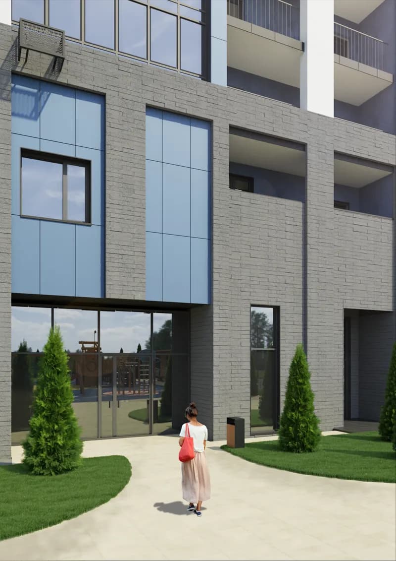 Территория и фасад ЖК Академик Королёв Внешний вид и территория жилого комплекса Академик Королёв