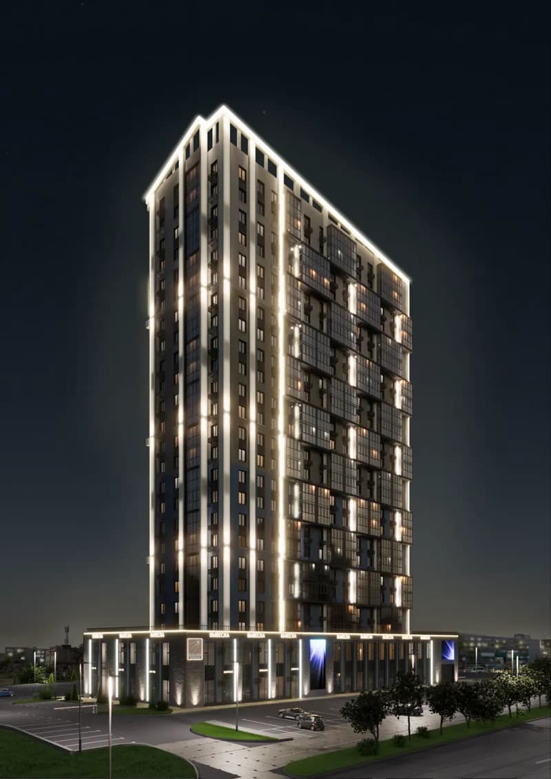 Современный дизайн ЖК Академик Королёв Современный жилой комплекс Академик Королёв - вид снаружи