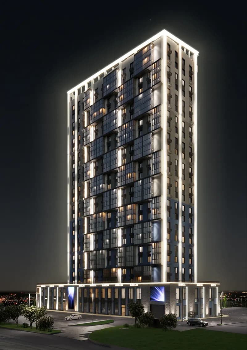 Жилой комплекс Академик Королёв - главный вид Главный вид жилого комплекса Академик Королёв - новый стандарт комфорта